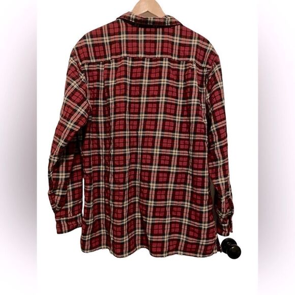 POLO JEANS COMPANY RALPH LAUREN authentic denim wear plaid button up shirt large - Picture 2 of 5